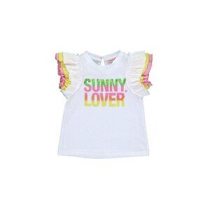 💥 SUMMER SALE - Sunny Lover White Glitter T-Shirt — Made to Sparkle